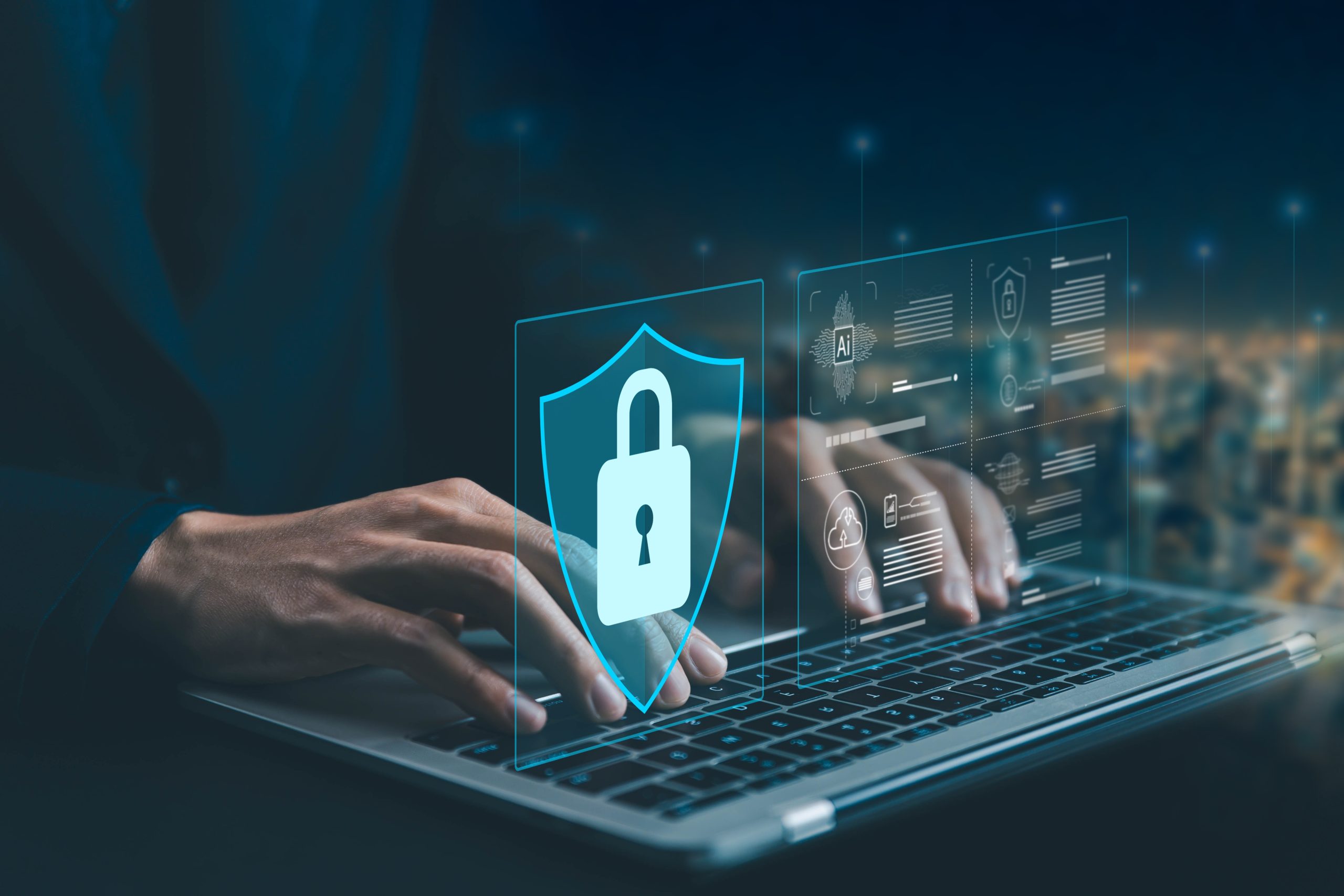 Lock,Mark,,Cybersecurity,Internet,,Information,Technology,Digital.,Concept,Of,Password