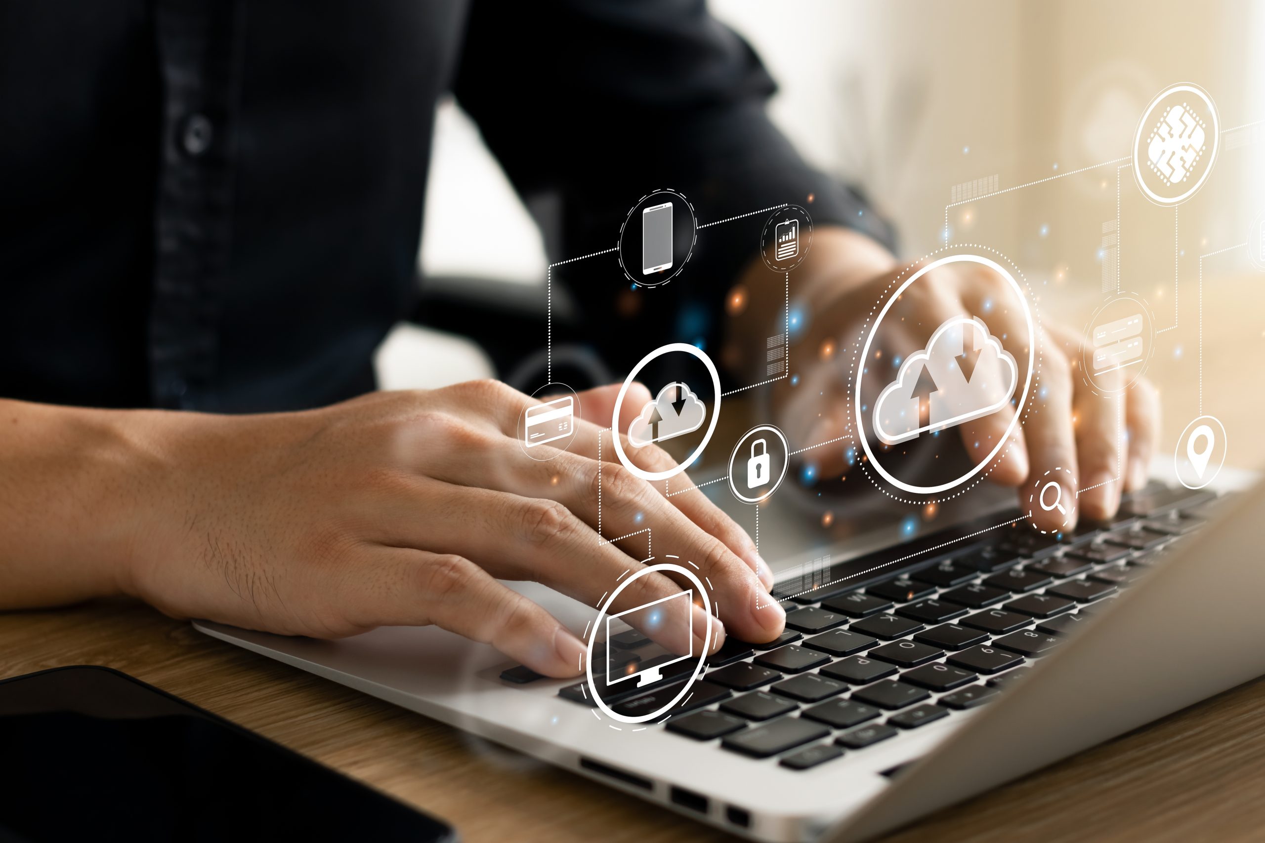 Cloud,Computer,Technology,And,Storage,Online,For,Computer,Business,Network
